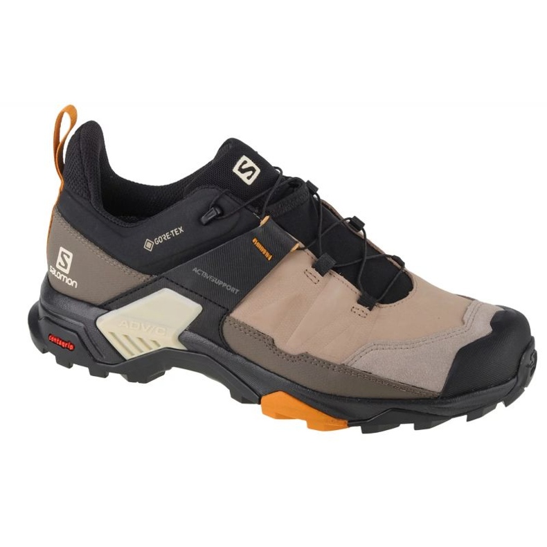 Sapatos Salomon X Ultra 4 Couro Gtx 414534 bege