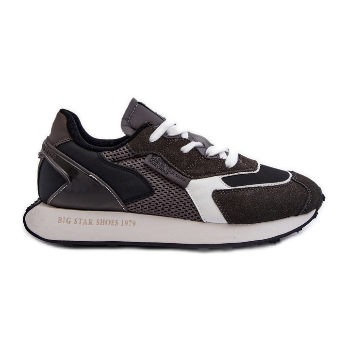 Sistema de espuma viscoelástica masculina Big Star tênis esportivos NN174347 preto