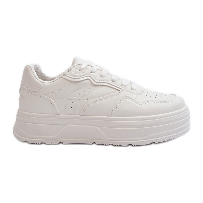 Tênis feminino plataforma branco Axivana