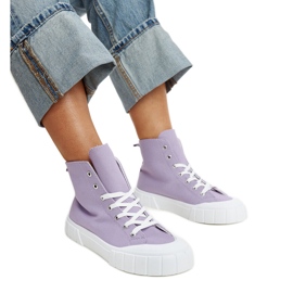 Tênis de cano alto Vinka roxo
