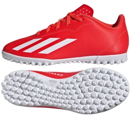 Chuteiras Adidas X Crazyfast Club Tf IF0708 vermelho Chuteiras Adidas X Crazyfast Club Tf IF0708 vermelho