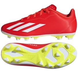 Chuteiras Adidas X Crazyfast Club FxG IF0720 vermelho Chuteiras Adidas X Crazyfast Club FxG IF0720 vermelho