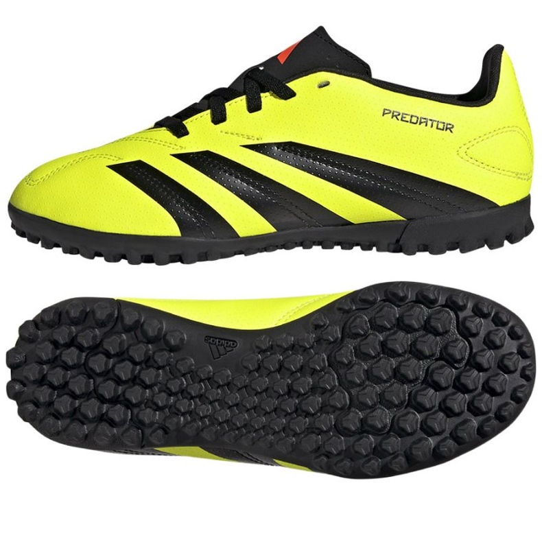 Chuteiras Adidas Predator Club L Tf Jr IG5436 amarelo