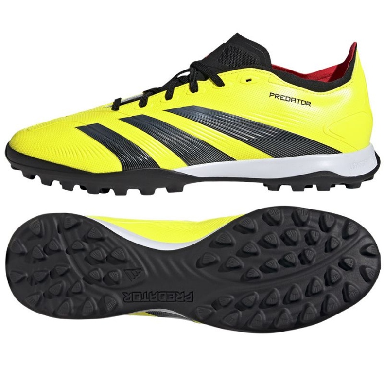 Chuteiras Adidas Predator League L Tf IE2612 amarelo