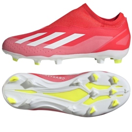 Chuteiras Adidas X Crazyfast League Ll Fg Jr IF0688 vermelho Chuteiras Adidas X Crazyfast League Ll Fg Jr IF0688 vermelho