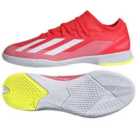 Chuteiras Adidas X Crazyfast League In Jr IF0684 vermelho Chuteiras Adidas X Crazyfast League In Jr IF0684 vermelho