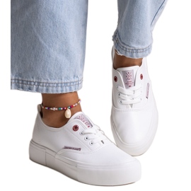 Tênis feminino branco com sola grossa, Cross Jeans