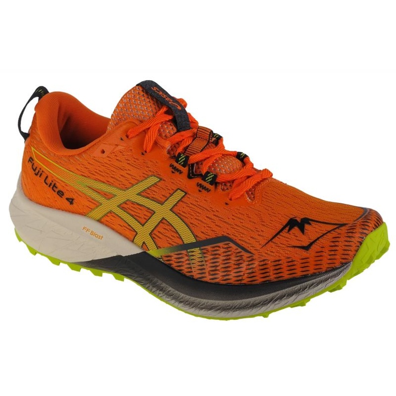 Tênis Asics Fuji Lite 4 M 1011B698-800 laranja Tênis Asics Fuji Lite 4 M 1011B698-800 laranja