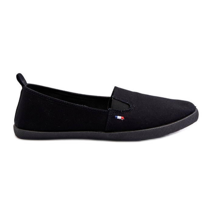 Tênis feminino slip-on preto Adrancia