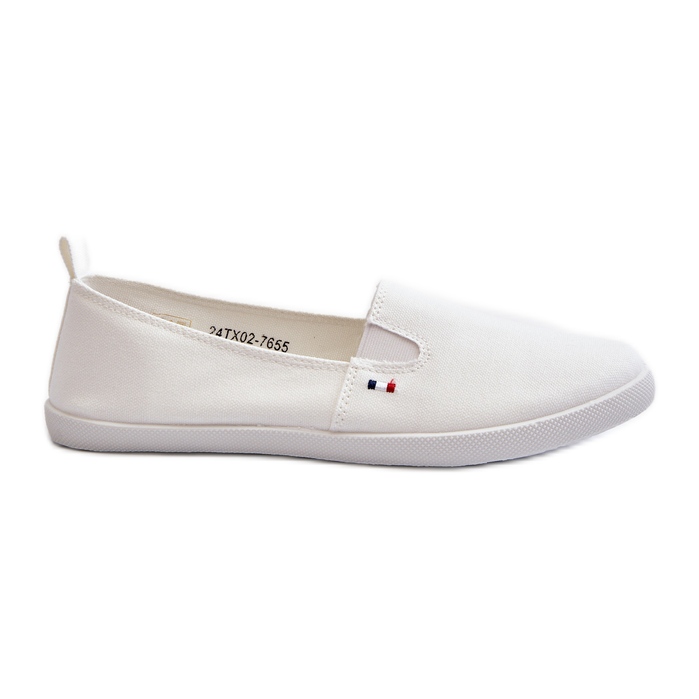 Tênis feminino slip-on branco Adrancia