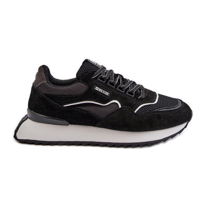 Tênis masculino Big Star NN174321 sistema de espuma viscoelástica preto