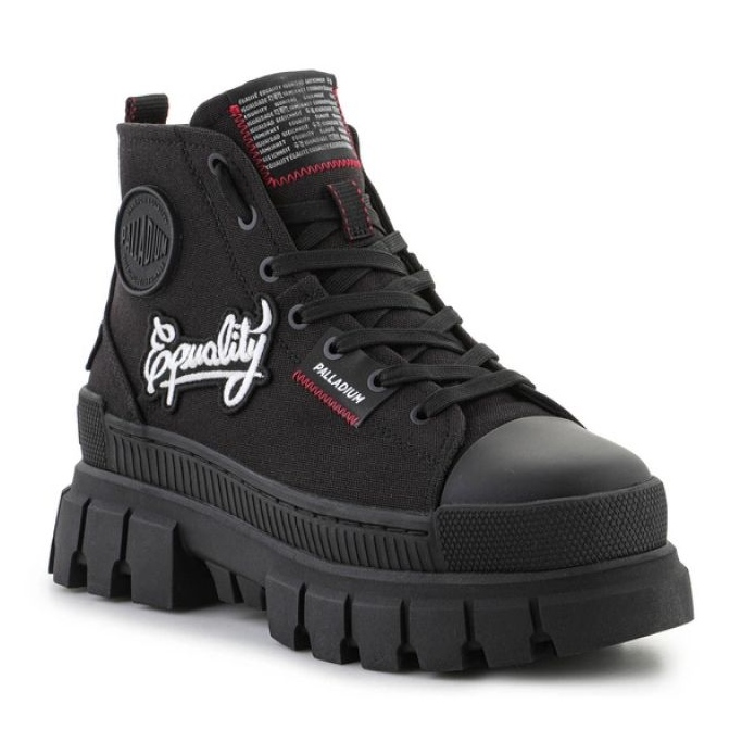 Sapatos Palladium Revolt Hi Patch 99115-008-M preto