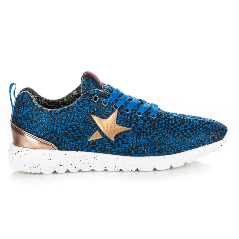 Kylie sapatos esportivos Gold Star azul