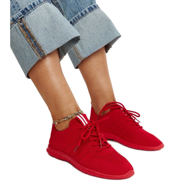 Tênis esportivos Shukornia vermelhos