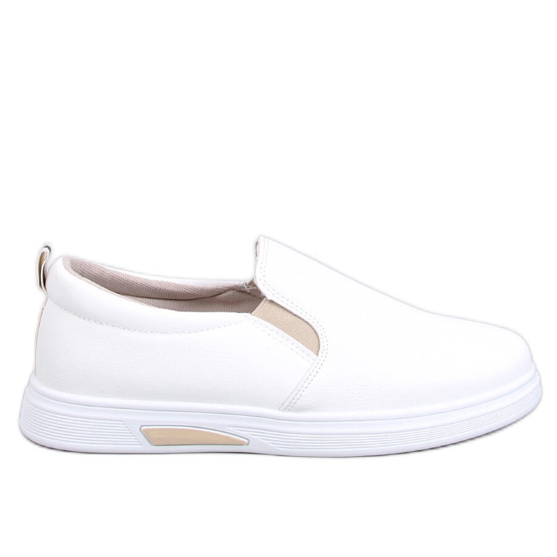 Tênis slip-on Alliot Branco/Bege