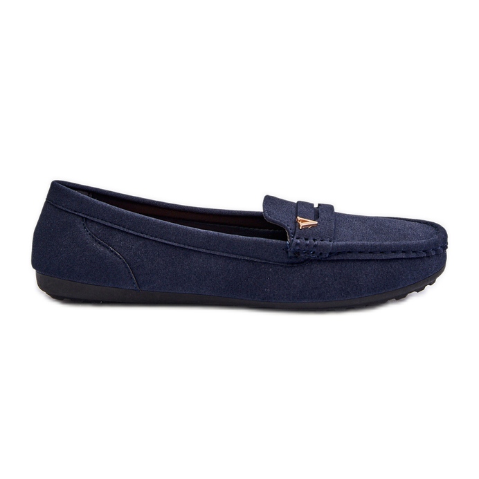 Mocassins Clássicos Femininos Azul Marinho Iramarie