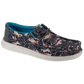 Hey Dude Ei cara Wally H2O Tropical M 40702-0HI sapatos preto