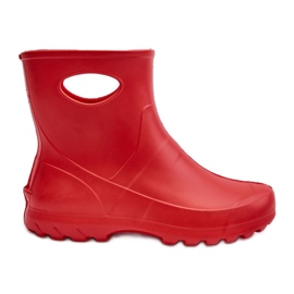 Botas de impermeabilização femininas Lemigo Garden 752 vermelho