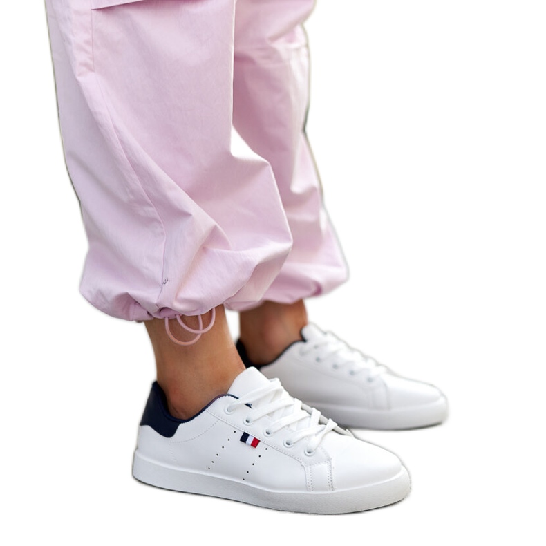 Tênis de couro ecológico Gioya branco