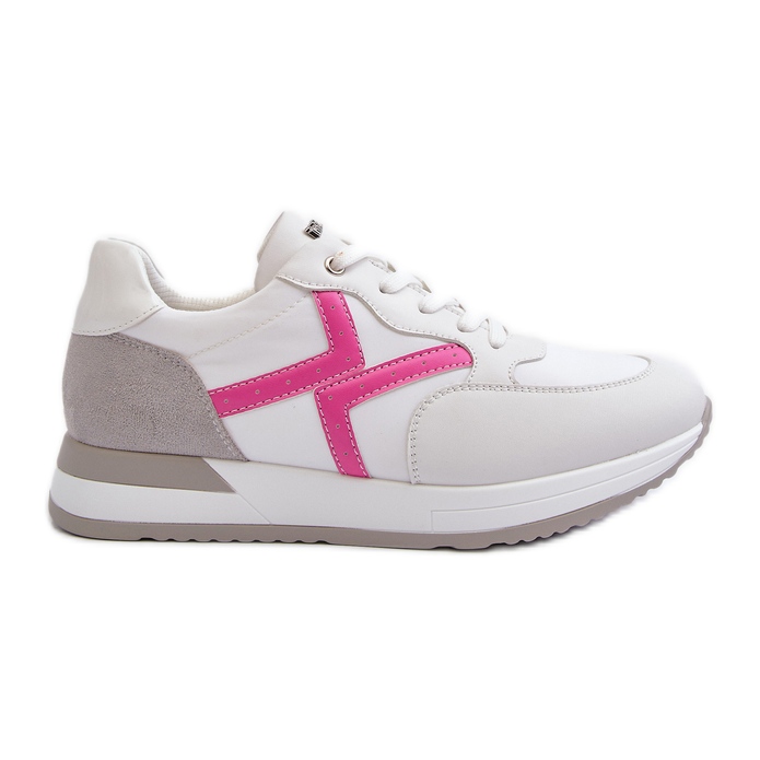 Tênis plataforma feminino INBLU IN000362 branco