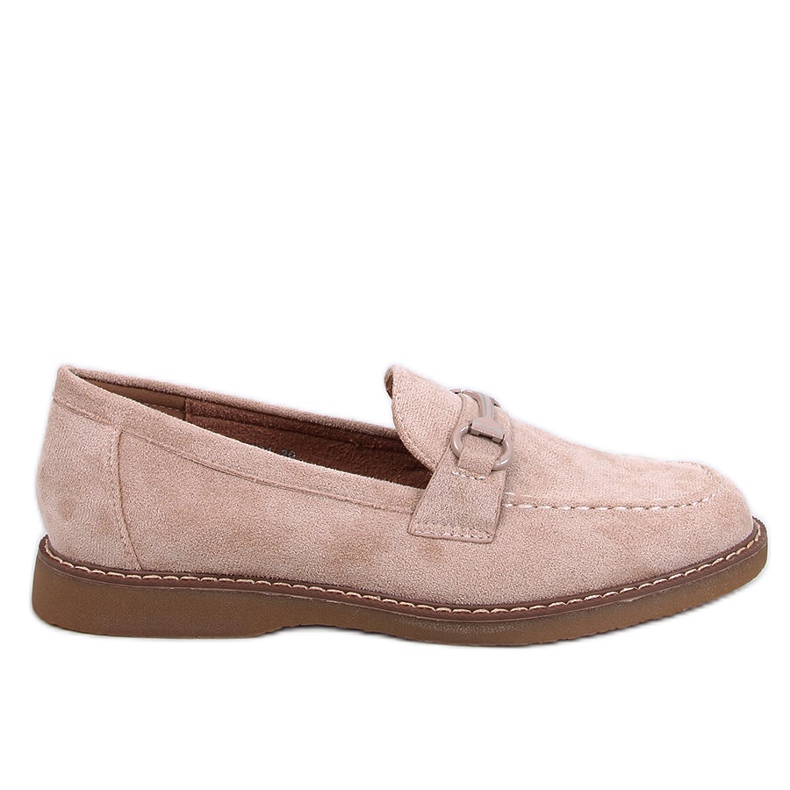 Mocassins femininos Vaux Khaki bege