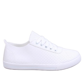 Tênis feminino Costier White com aberturas branco
