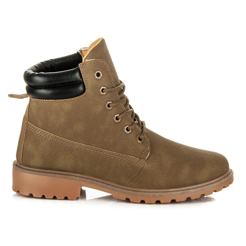 Seastar Caçadores de botas femininas castanho verde