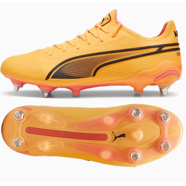 Sapatos Puma King Ultimate MxSG 107562 04 laranja