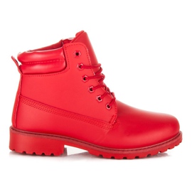 Seastar Caçadores de botas femininas vermelho