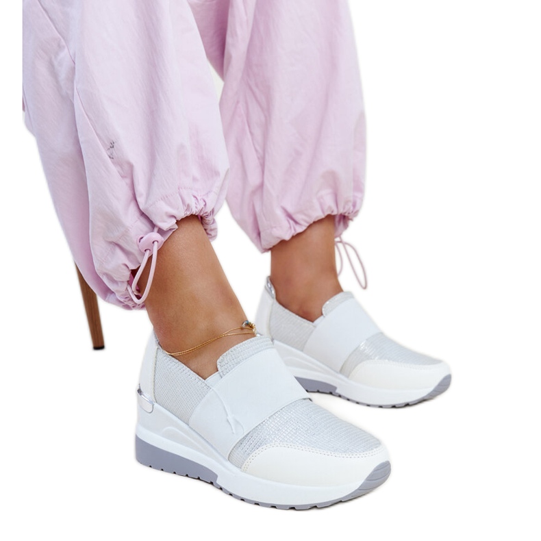 Tênis de cunha Kallay branco