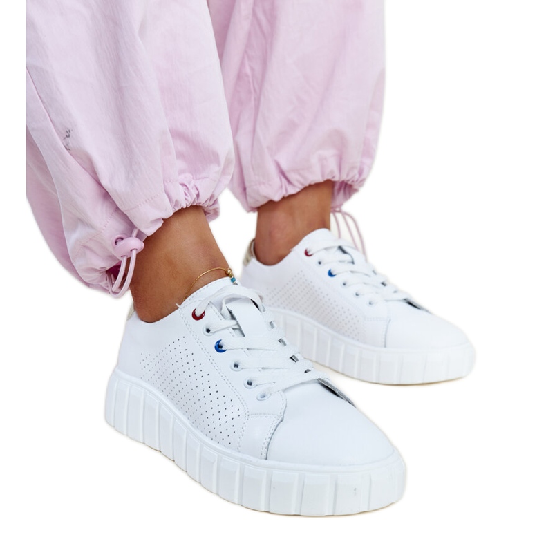 Tênis Zvonka de couro branco