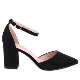 Pozzi Sapatos pretos com tira no tornozelo Pozzi Sapatos pretos com tira no tornozelo