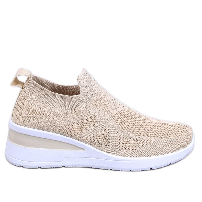 Tênis Bayol Beige com meia cunha bege