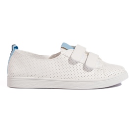 Tênis feminino branco com velcro