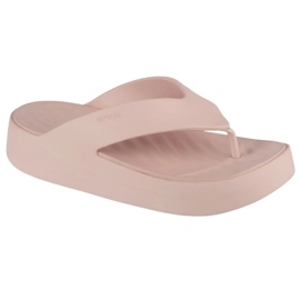 Chinelos Crocs Getaway Platform Flip 209410-6UR bege