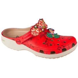 Crocs Tamancos clássicos Frida Kahlo Classic Clog 209450-2Y2 vermelho