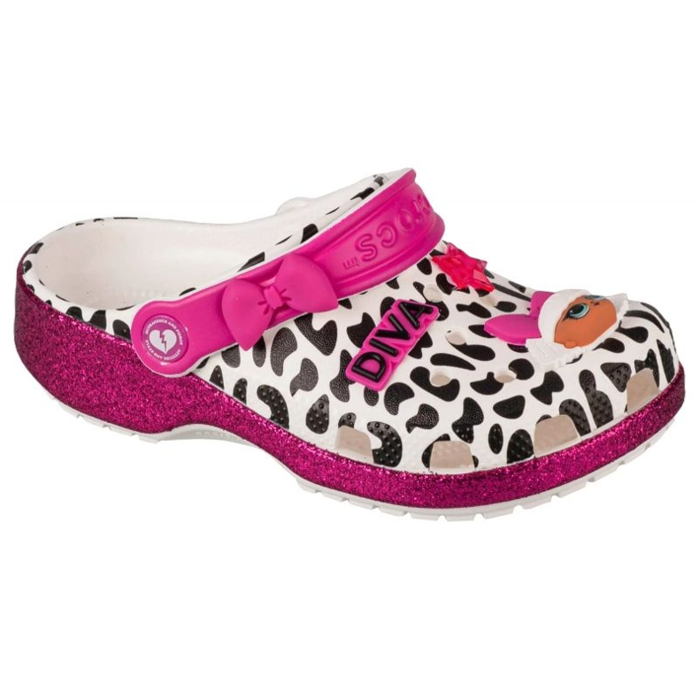 Crocs Lol Surprise Diva Girls Clássico Tamanco 209465-100 branco