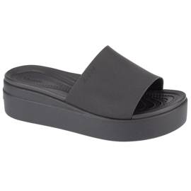 Chinelos Crocs Brooklyn Platform Slide 208728-001 preto