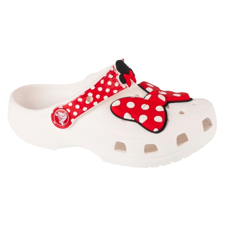 Chinelos Crocs Classic Disney Minnie Mouse 208710-119 branco