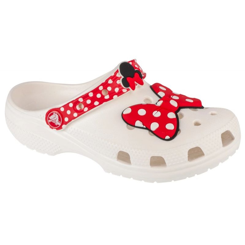 Chinelos Crocs Disney Minnie Mouse 208711-119 branco