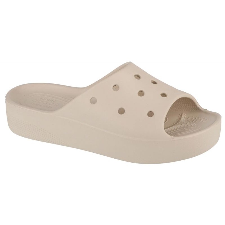 Chinelos Crocs Classic Platform Slide 208180-2Y2 bege