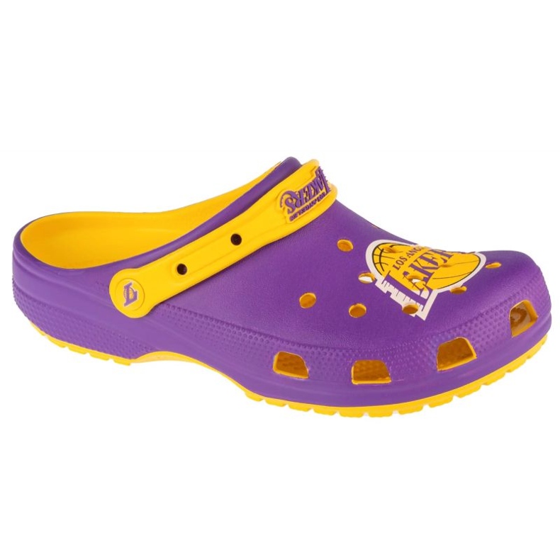 Chinelos Crocs Classic Nba La Lakers Clog 208650-75Y tolet