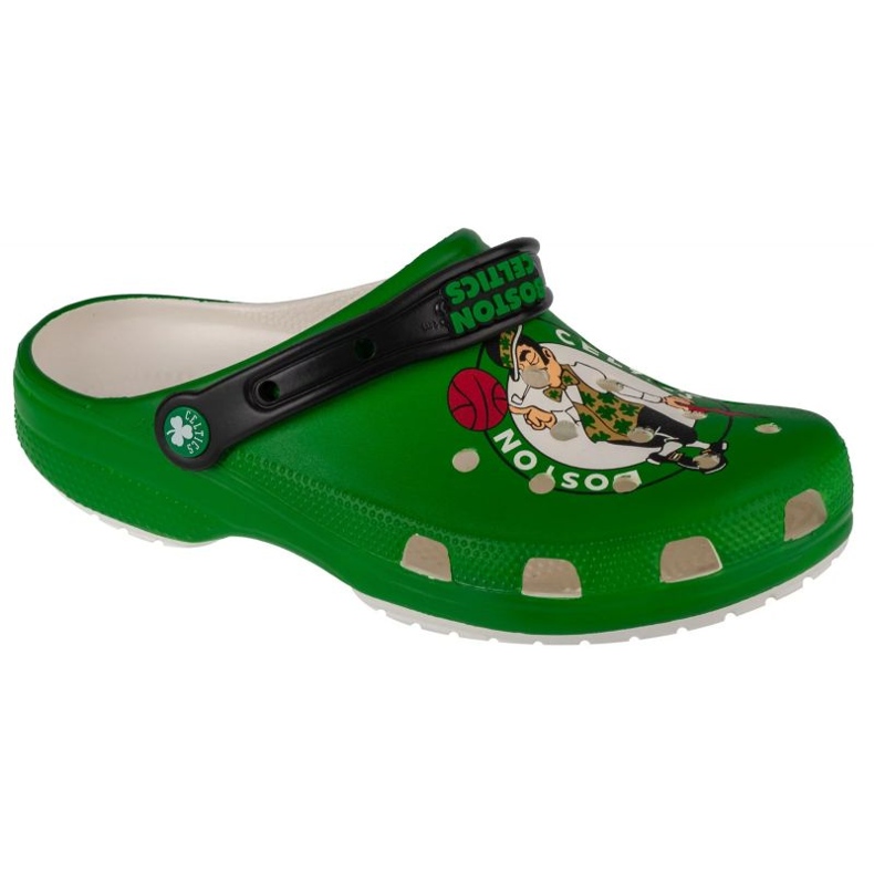Chinelos Crocs Classic Nba Boston Celtics Clog M 209442-100 verde