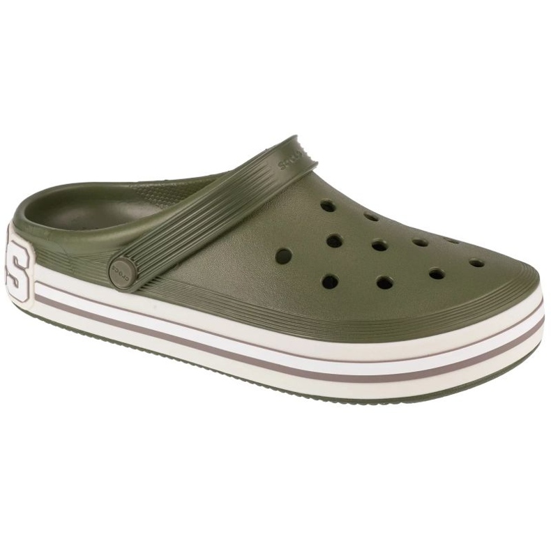Chinelos Crocs Off Court Logo Clog 209651-309 verde