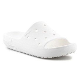 Chinelos Crocs Classic Slide v2 U 209401-100 branco Chinelos Crocs Classic Slide v2 U 209401-100 branco