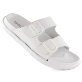 Chinelos de espuma Big Star INT2004B com fivelas, branco