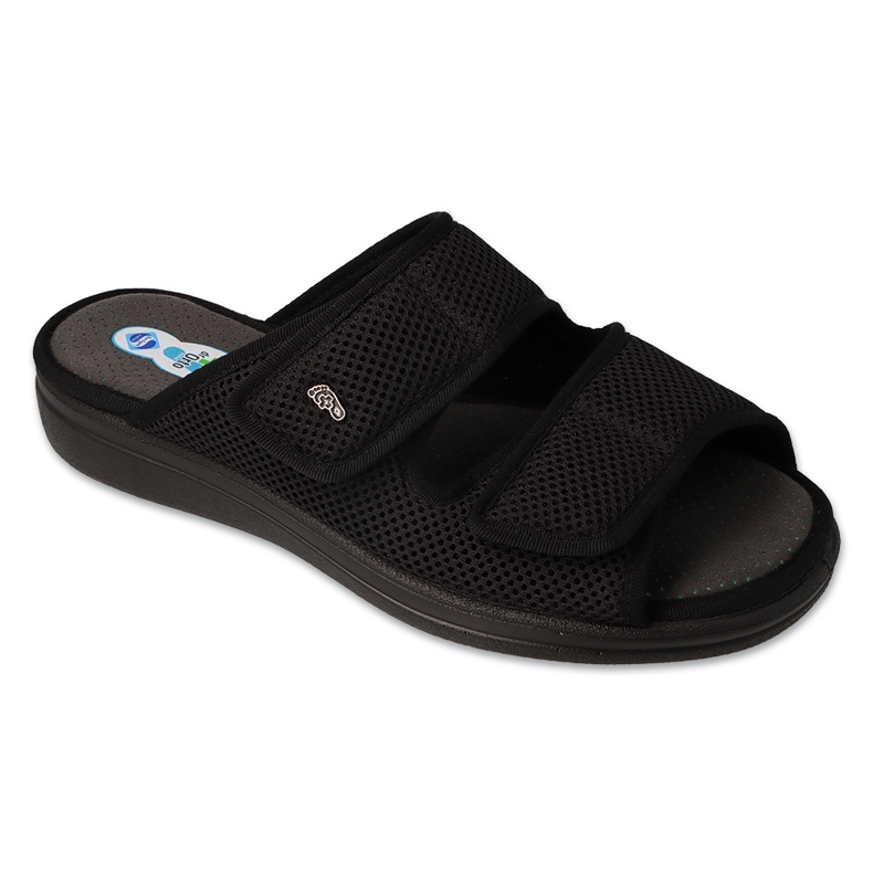 Slippers masculinos de Befado PU 083M001 preto