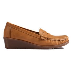 Mocassins castanhos de mulher marrom