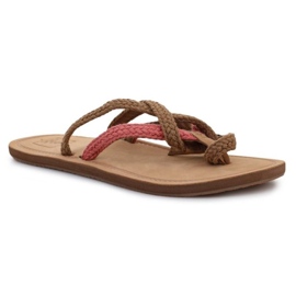 Reef Sandálias femininas flip-flops recifes ciganos envoltórios wrf-0a2u1n marrom