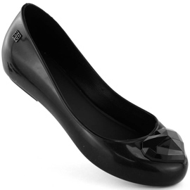Sapatilhas pretas elásticas, confortáveis ​​e perfumadas Zaxy NN285011 preto